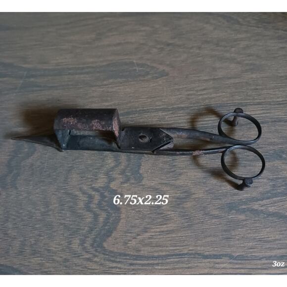 Antique Metal Candle Snuffer Wick Trimmer - Picture 1 of 5